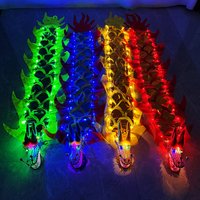 2/3/5M LED Lighting Chinese Dance Dragon Outdoor Fitness Stage Performance Ribbons Props Dragon Poi LED Funny Wu Long New Year