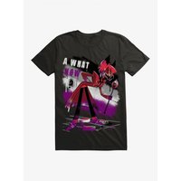 2026 Summer Hazbin Hotel Alastor What Now Jumbo Print Charcoal T-Shirt Unisex S-4XL High-end Luxury Style Both of Men and Women