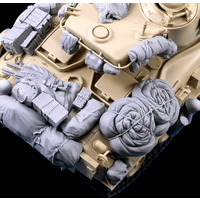 1/35 Casting Resin Model Assembly Kit, GK, Sherman Tank Resin Pile, Unpainted