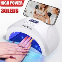 LINMANDA SUN1S Nail Dryer UV LED Lamps 48W for Manicure 30 Leds Drying Nail Gel Polish 4 Timer With LCD Display Nail Tools