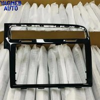Część wnętrza centralnego panelu sterowania VW pasująca do Golf MK 7 7.5 R LHD RHD 8 / 9.2 cala, szara, czarna fortepianowa, ramka radia MIB