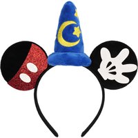 Mickey Mouse Ear Headhand Cartoon Embroidery Magic Hat Headband Starmoon Cap Headband for Show MOE Santa Hat Girls Headwear