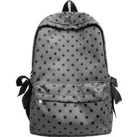 Dot Backpacks Women Large Capacity Bow School Bags For Teenage Girls Sweet Nylon Leisure Or Travel Bags New In 2025 Book Package