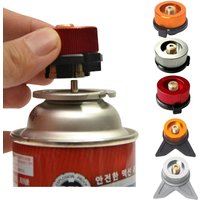 Outdoor Camping Stove Gas Tank Adapter Gas Burner Conversion Head Picnic Stove Propane Refill Adapter Converter Camp Supplies