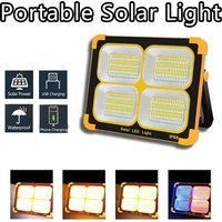 Portable Solar LED Lantern Tent Lamp Rechargeable Floodlight Emergency Night Market Light Outdoor Camping Bulb Solar Light