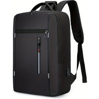 Men Business Laptop Backpack 15.6 Inch Water Resistant Oxford Backpack Multi Compartment Travel Work Office Computer Rucksack