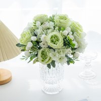 Artificial Flowers Silk Hydrangea Peony Wedding Wreath Bridal Bouquet Valentine's Home Room Table Outdoor Garden Diy Gifts Cheap