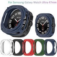 Protective Case For Samsung Galaxy Watch Ultra 47mm Silicone SmartWatch Shockproof Protector Shell