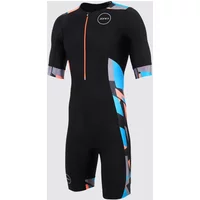 zone3 Men Cycling Short Sleeve Swiming Suit Triathlon Bike Racing Tri Suit Maillot Ciclismo Swimming Running Clothing Skinsuit