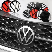 Car Front Hood Badge Rear Trunk Lid Emblem Decoration Auto Modification Accessories For Volkswagen 2014-2017 MK7 2018-2020 MK7.5