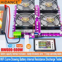 150W/300W/450W/600W WiFi Tuya Car Lead-acid Power Battery Capacity Tester Electronic Load Power Tester Discharge Meter