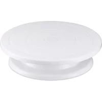 1pc Plastic Cake Turntable Rotating 11 inch Cake Plastic Dough Pastry Decorating Cream Stand Rotary Table DIY Pan Baking Tool
