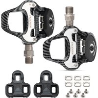 AliExpress NONE Road Bike Clipless Pedals Carbon Clip-On Pedals With Sealed Bearings Works With KEO And Shimano SPD System Locking Pedals