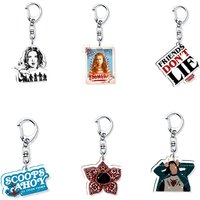 ST5 11 Max Mike Up Sidedown Acrylic Keychain Jewelry Fans Key Chain Related Products Creativity Friends Dont Lie Gift Bag Charm