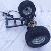 DIY 6 Inch Rear Axle Wheel Assembly for Motorcycle Trike Quad Conversion Kit