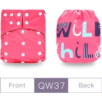Baby-Stoffwindel mit digitalem Positionsdruck, wasserdicht, verstellbar, waschbar, Einheitsgröße, Baby-Stoffwindel für 3–15 kg