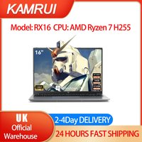 KAMRUI RX16 AMD Ryzen7 H255 Laptop Windows 11 PRO 16 in IPS 16GB DDR5 512GB NVMe SSD Backlit Numeric Keyboard Wifi6 BT5.2 Computer