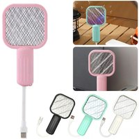 Durable Electric USB Mosquito Swatter UV Light Mini Mosquito Killer Lamp Portable Trap Pest Control