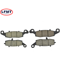 Motorcycle Accessories Front Rear Brake Pads For Kawasaki ER-6f (ECF/EDF) (Double pipe type frame/non ABS) KLE 650 A7F/A8F/A9F