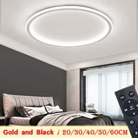 DAMIASMIL LED Nordic Ceiling Light for Living Room Bedroom Aisle Balcony Circular Remote Control Ceiling Lamp Lighting