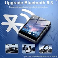 Bluetooth 5.3 HiFi MP3 Player 2.4-inch Portable Music Player Walkman Speaker /Recorder/E-book Reading