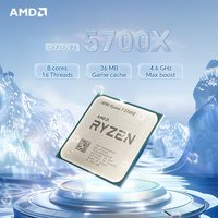 AMD Ryzen 7 5700x 8-Core CPU16-Thread 4.6GHz AMD R7 5700X Processor 7NM L3=32M 100-000000926 Socket AM4 DDR4 but no without fan