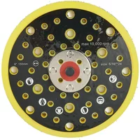 6 Inch 52 Holes Sander Backing Pad Hook & Loop Dust Free Sanding Disc 5/16"-24 Thread For 150mm Sander Backing Pad Accessorie