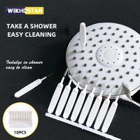 WIKHOSTAR Shower Head Cleaning Brush Anti-Clogging Small Brush Pore Gap Cleaning Brush Shower Head Cleaning Brush Bathroom Tools