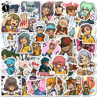 40 Pieces of Inazuma Eleven Series Merchandise Stickers – Decorative Stickers for Water Bottles, Desktops and Notebooks