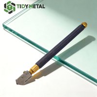 TOYO Japan TC-17 Professional Diamond Glass Cutter 3-19MM Thick Glass Tungsten Carbide Wheel Tile Glass Cutting Tool for Home