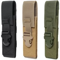 Outdoor tactical Molle flashlight pouch, tool waist bag, suitable for outdoor sports, camping, hiking, and hunting lighting kits