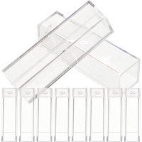 Polystyrene Cuvette 10PCS 4.5ML Capacity Lab Grade Transparent Plastic Disposable Type