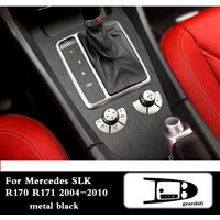 For Mercedes SLK R171 2004-2010 Car-Styling Carbon Fiber Car Interior Center Console Color Change Molding Sticker Decals