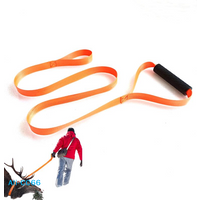 【C】1 Piece Portable Puller Dragging Pull Rope Deer Drag Harness Hunting Deer Belt With Handle Multipurpose Band For Outdoor Farm