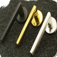 304 Stainless Steel Barn Door Handles For Interior Indoor Room Outdoor Wooden Single Side Without Lock