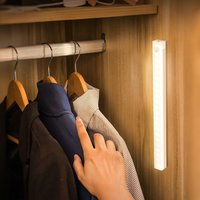 USB Rechargeable Motion Sensor LED Bar Light Induction Night Light Portable for Kitchen Bedside Wardrobe Closet Aisle