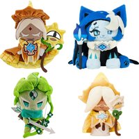 25cm Shadow Milk Cookie Plush Cookie Run Kingdom Plush Toys Statue Collection Room Decoration Kids Toy Friends Birthday Gifts