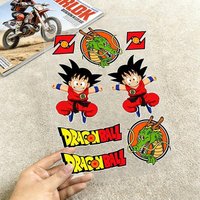 AliExpress Dragon Ball Kid Goku Reflective Motorcycle Stickers Waterproof Vinyl Decals for Motorbike Helmet Fuel Tank Bike