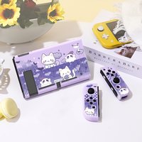 Obedient Little Cat Protective Case for Switch Oled, Soft TPU Slim Cover for Nintendo Switch Console,NS Game Accessorie