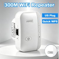 FENVI Wireless WiFi Repeater 300M 2.4GHz Network Extender WiFi Signal Long Range Booster Amplifier
