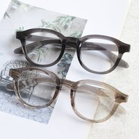 ALICIA Luxury Ultra light TR90 Pure Titanium Fashion Retro Round Spectacle Full Frame Optical Prescription Frames Woman Men