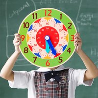 Kids Montessori Wooden Clock Toys Hour Minute Second Cognition Time Learning Teaching Aids Educational Toys for Children
