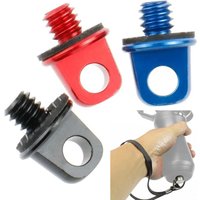 1/4 3 8 Camera Screw D Ring Handle Mount Adapter with Rope for Shoulder Sling Neck Strap DSLR Tripod Photo Studio Accessories