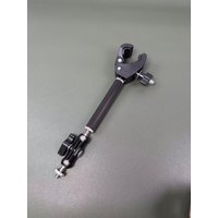 Universal Sport Camera Clamp Mount Extended Aluminum Rod 360° Rotating Joint for Desktop round Tubes