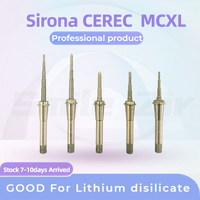 Dental Lab Sirona CEREC MCXL Milling Cutter Inlab MCXL Fresa Step Bur20 and Cylinder Pointed Bur12s For Lithium Disilicate Use
