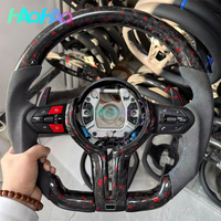 Forged carbon fiber steering wheel assembly, suitable for Alcantara, red style, suitable for BMW F30 F10 F31 F20 F25 F22 F36 F32