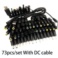 Universal Plug DC Power 5.5x2.1mm2.5mm DC head Jack Charger to Plug Power Adapter for Notebook Laptop Square size 7.4*5.0mm