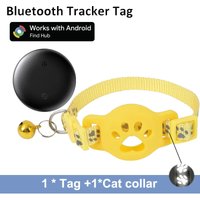 Cat Tracker Bluetooth Tracker Compatible with Google Find My (Android Only) Anti-Loss Device with Cat Collar for Pets & Luggage