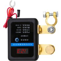 DC 12V Automatic Power Shut Off Switch Remote Battery Disconnect Switch 260A Leakage Protection Device for Auto Truck Trailer RV