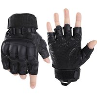 AliExpress mvptoo Tactical Fingerless Gloves Outdoor Combat Hunting Shooting Airsoft Hiking Camping Cycling Sports Work Anti-slip Protective Gear